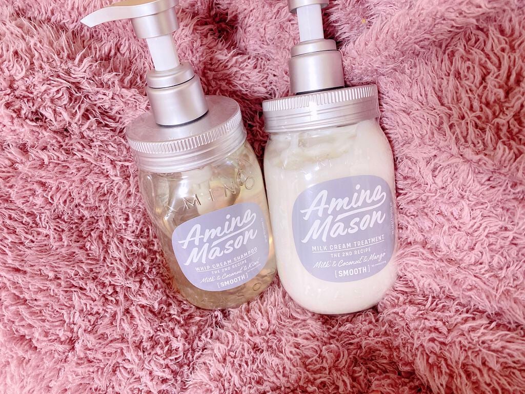 スムースリペア ホイップクリーム シャンプー/ミルククリーム ヘアトリートメント/アミノメイソン/シャンプー・コンディショナーを使ったクチコミ(1枚目)