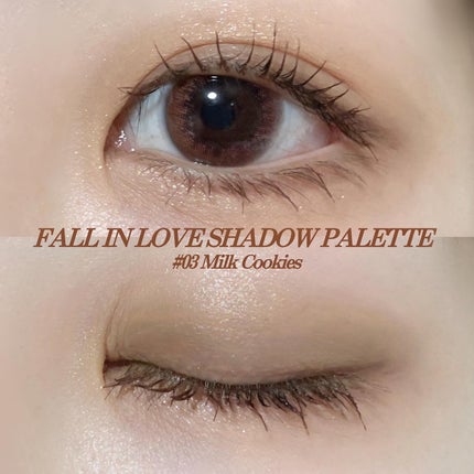 KEYBO FALL IN LOVE SHADOW PALETTE/keybo/アイシャドウパレットを使ったクチコミ(3枚目)