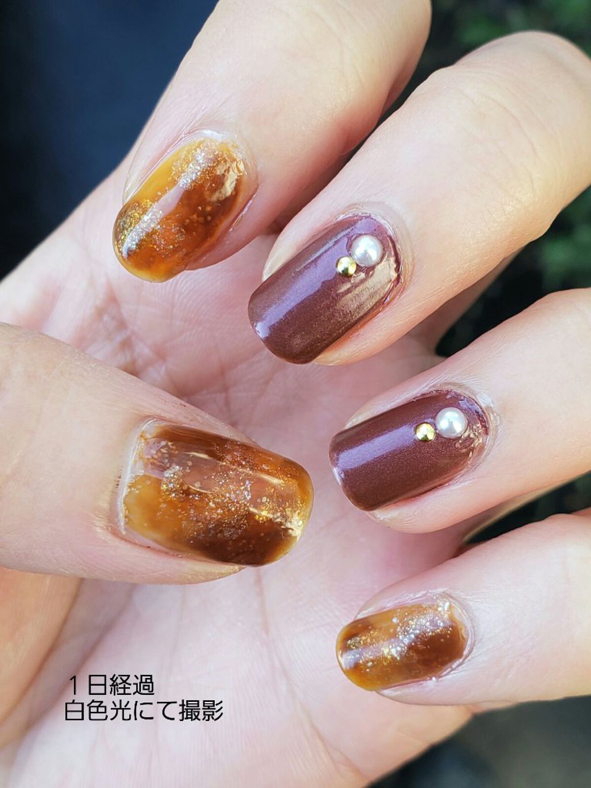 土木系おねいさん on LIPS 「はじめてのべっこうネイル~なかなかうまくできたんじゃないかしら..」(6枚目)