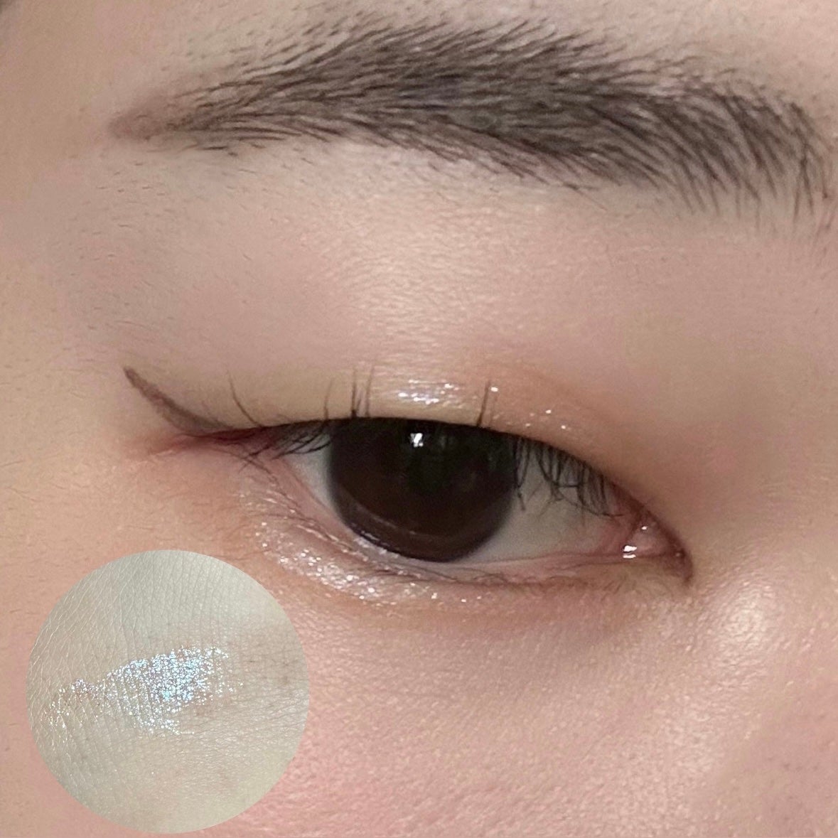 リキッド グリッター シャドウ/rom&nd/グリッターを使ったクチコミ(2枚目)