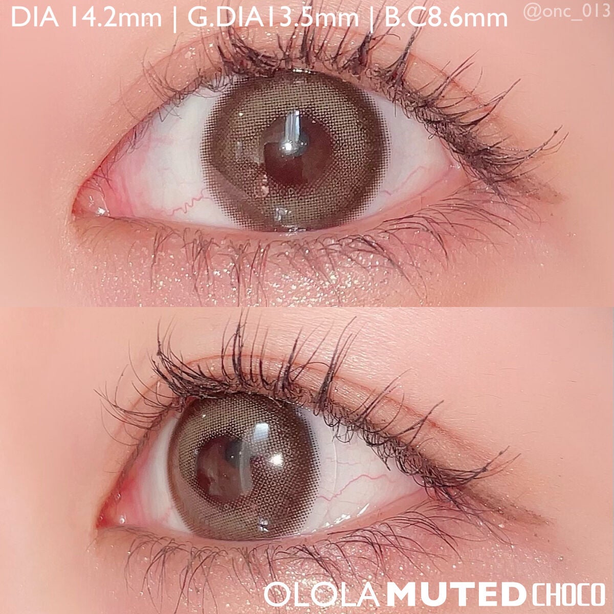 ミューテッド/OLOLA/カラーコンタクトレンズを使ったクチコミ(5枚目)