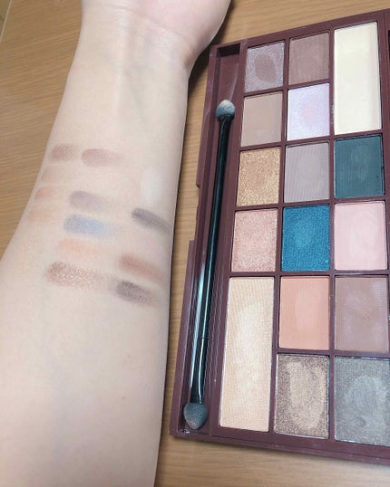 アイラブチョコレート/MAKEUP REVOLUTION/アイシャドウパレットを使ったクチコミ(3枚目)