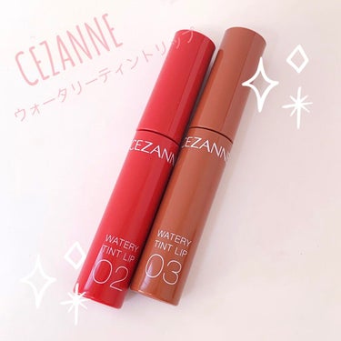 \\♡CEZANNE ウォータリーティントリップ♡//

待ってました！と思ったらどこも完売でやっと買えました😆♡

私は02 コーラルレッドと03 ベージュブラウンを買いました！

発色も凄くいいしと