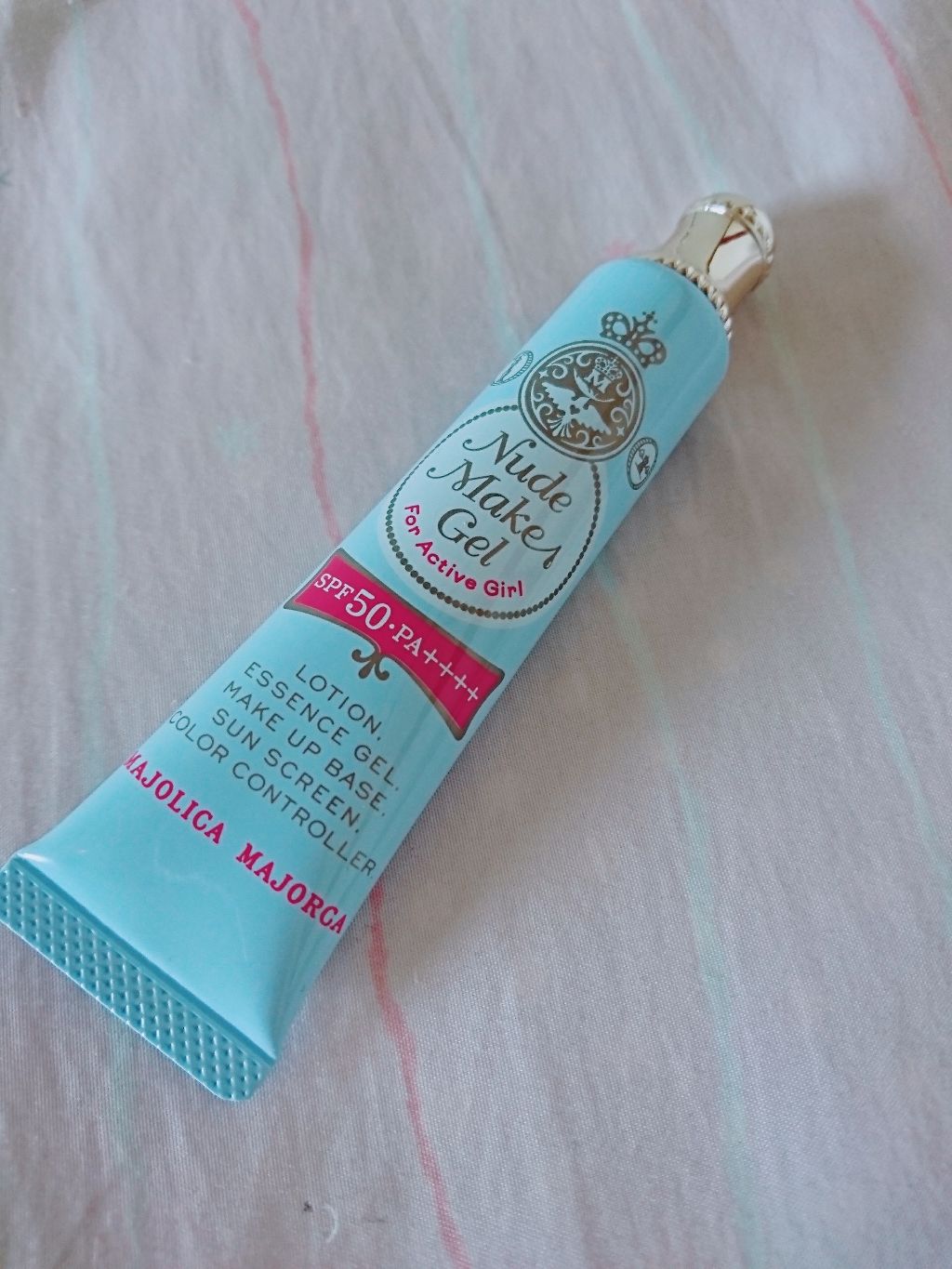 ヌードメークジェル (フォーアクティブガール)/MAJOLICA MAJORCA/化粧下地を使ったクチコミ(1枚目)