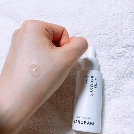 アルファラディアンスグローセラム/BANOBAGI/美容液を使ったクチコミ(3枚目)