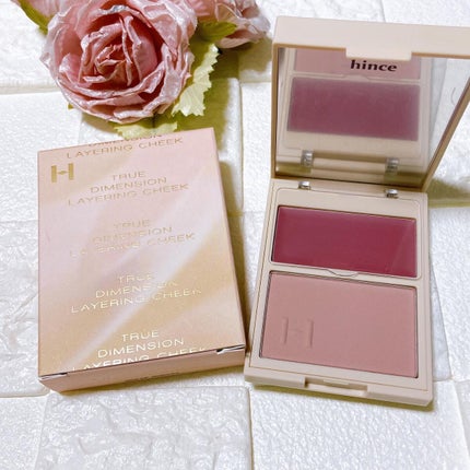 トゥルーディメンションレイヤリングチーク/hince/パウダーチークを使ったクチコミ(1枚目)