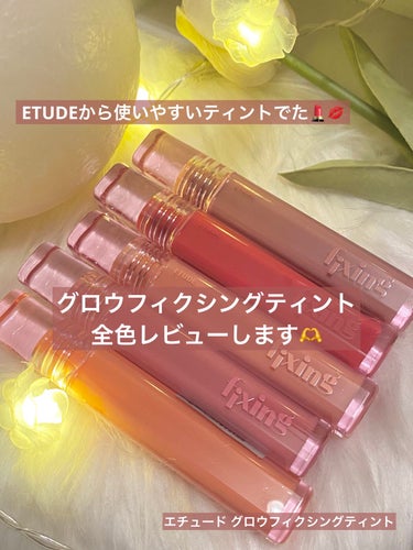 グロウ フィクシングティント/ETUDE/口紅を使ったクチコミ（1枚目）