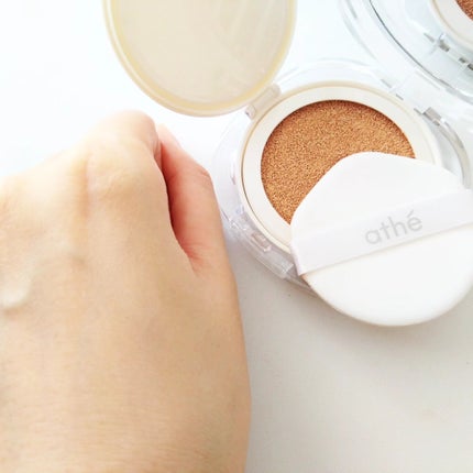 グレーズ ウォータリング クッション/athé/クッションファンデーションを使ったクチコミ(4枚目)