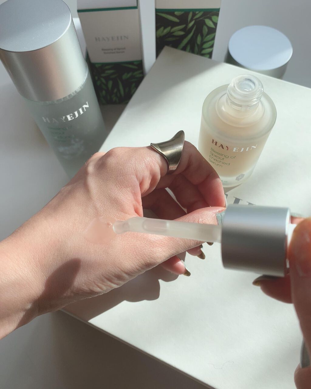 ブレッシングオブスプラウトエンリッチドセラム/HAYEJIN/美容液を使ったクチコミ（2枚目）
