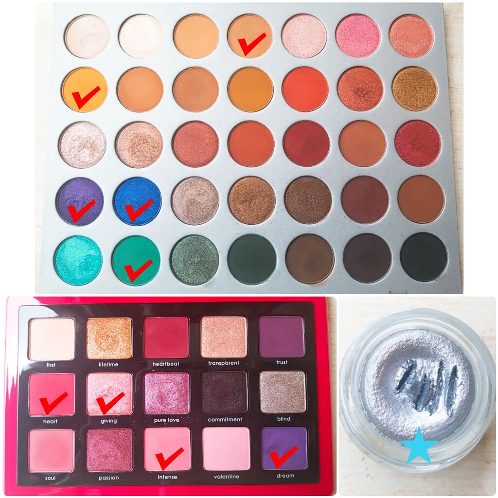 JACLYN HILL Eyeshadow Palette/Morphe/アイシャドウパレットを使ったクチコミ（3枚目）