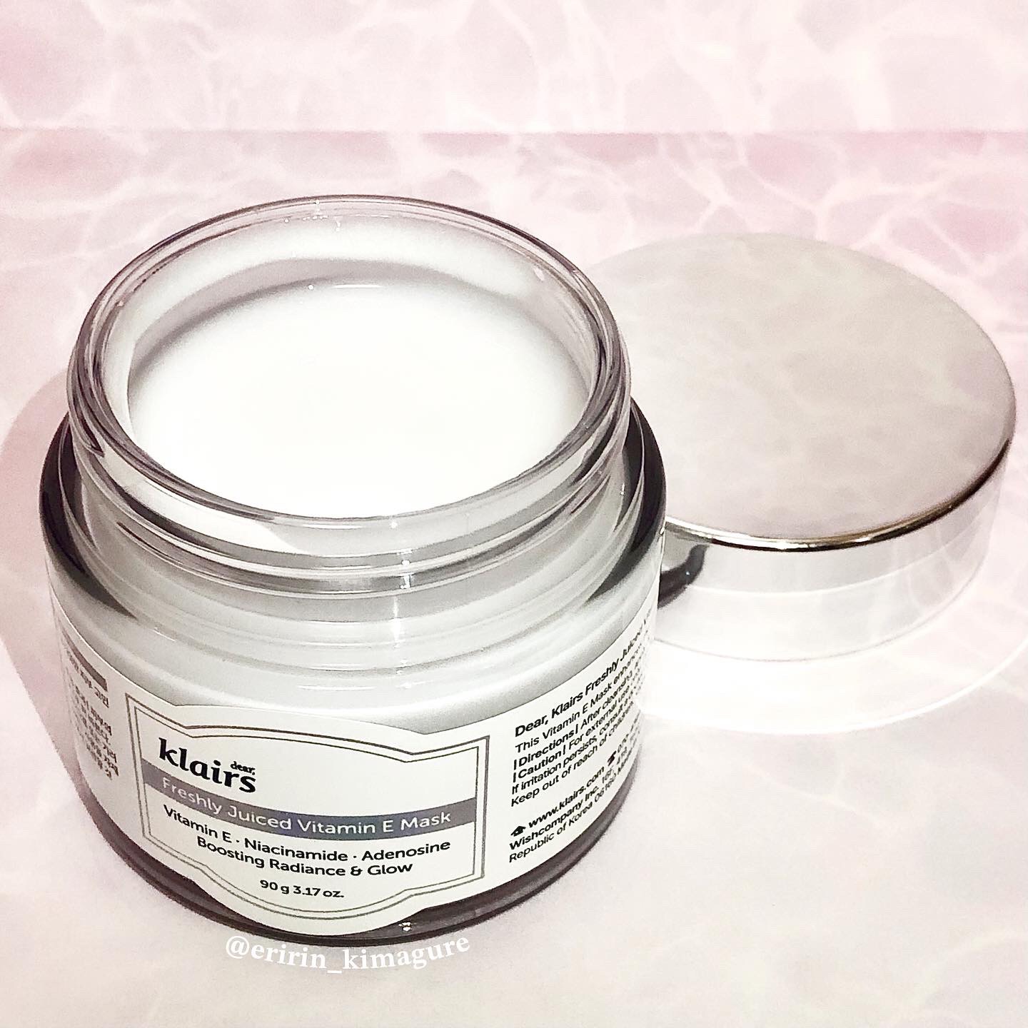 フレッシュリージュースドビタミンEマスク(90g)/Klairs/フェイスクリームを使ったクチコミ（3枚目）