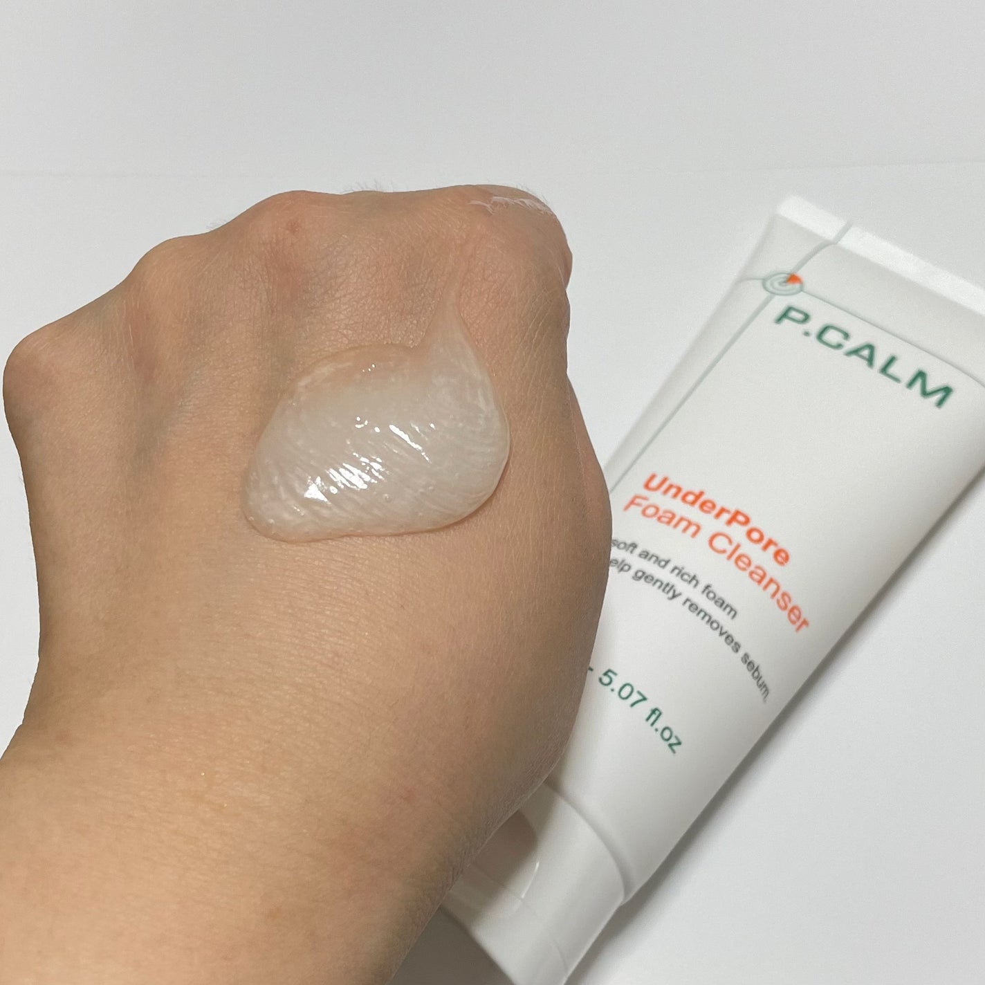 アンダーポアフォームクレンザー/P.CALM/洗顔フォームを使ったクチコミ(2枚目)
