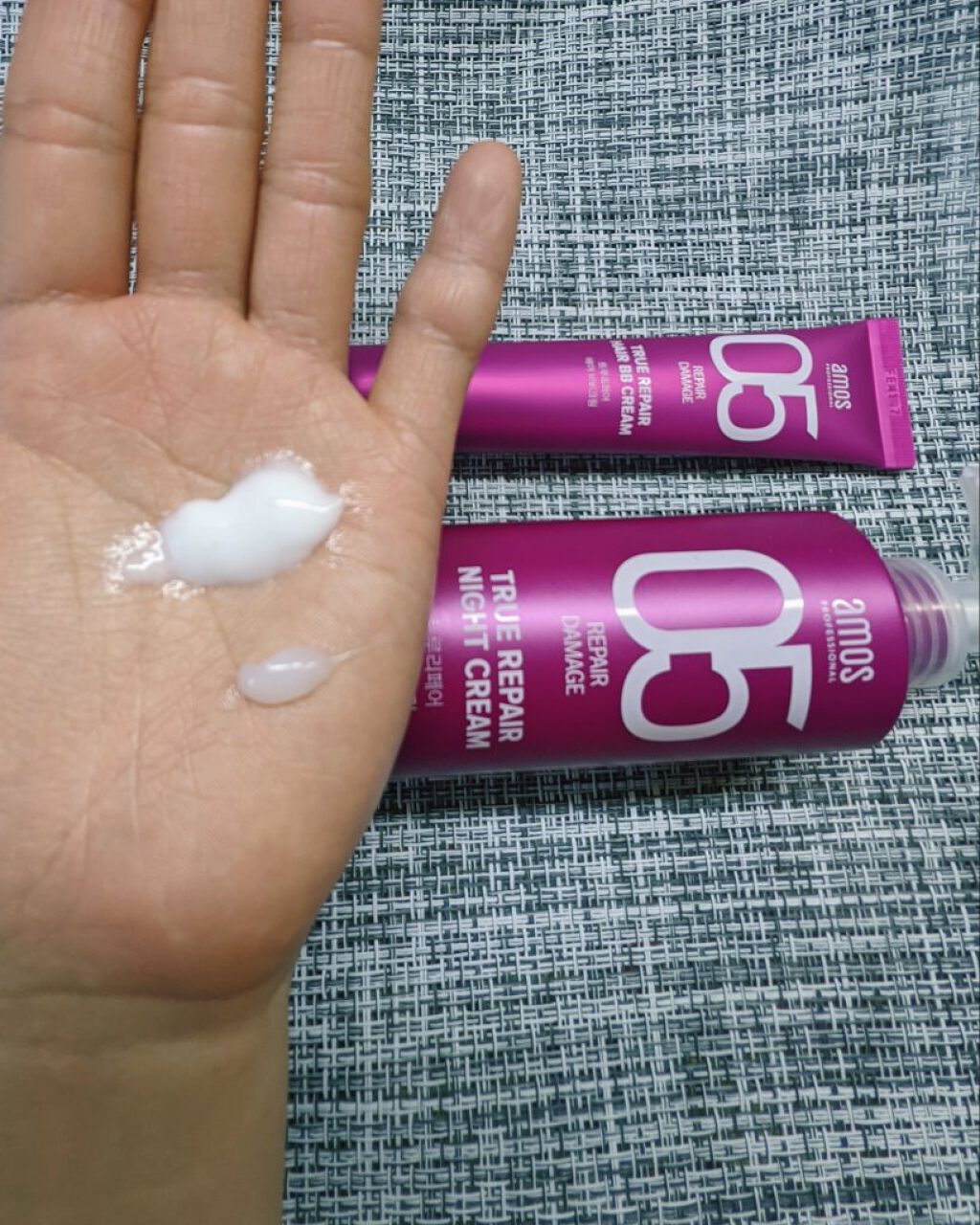 トゥルーリペア ナイトクリーム/amos PROFESSIONAL/アウトバストリートメントを使ったクチコミ（2枚目）