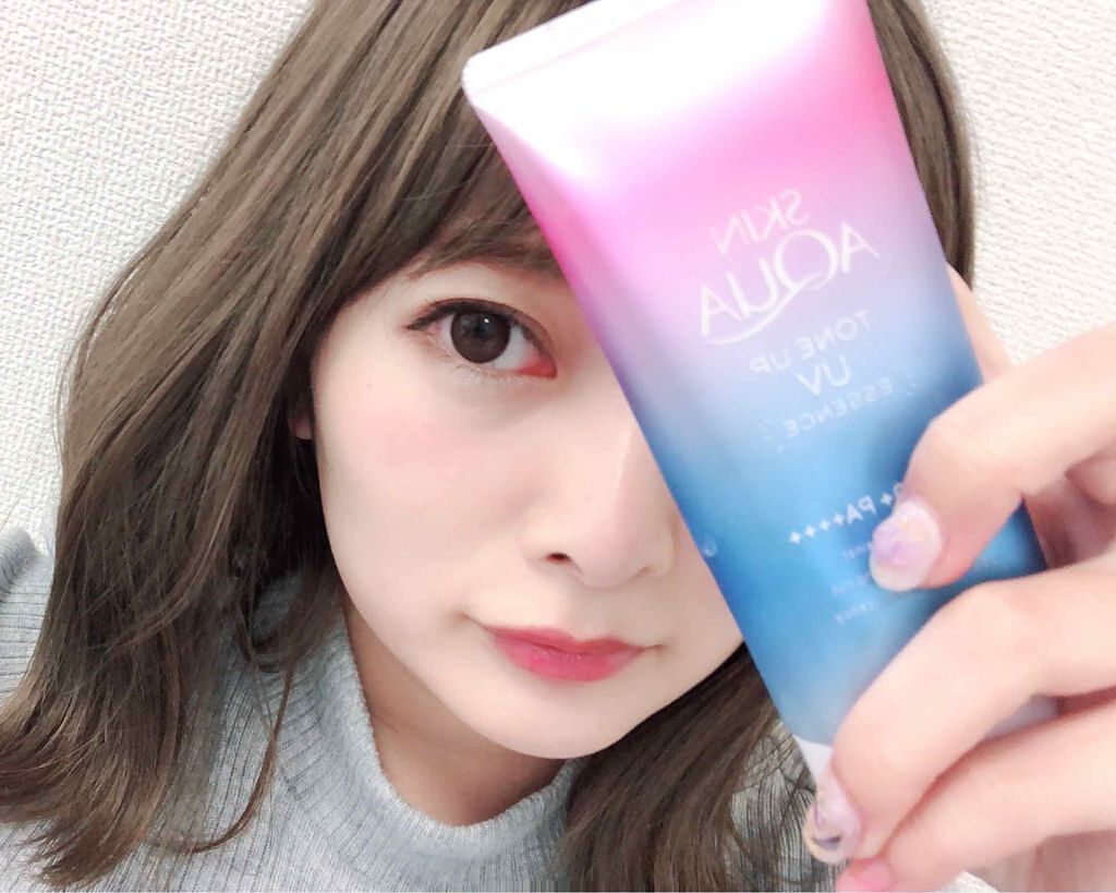 スキンアクア トーンアップUVエッセンス/スキンアクア/日焼け止めクリームを使ったクチコミ（1枚目）
