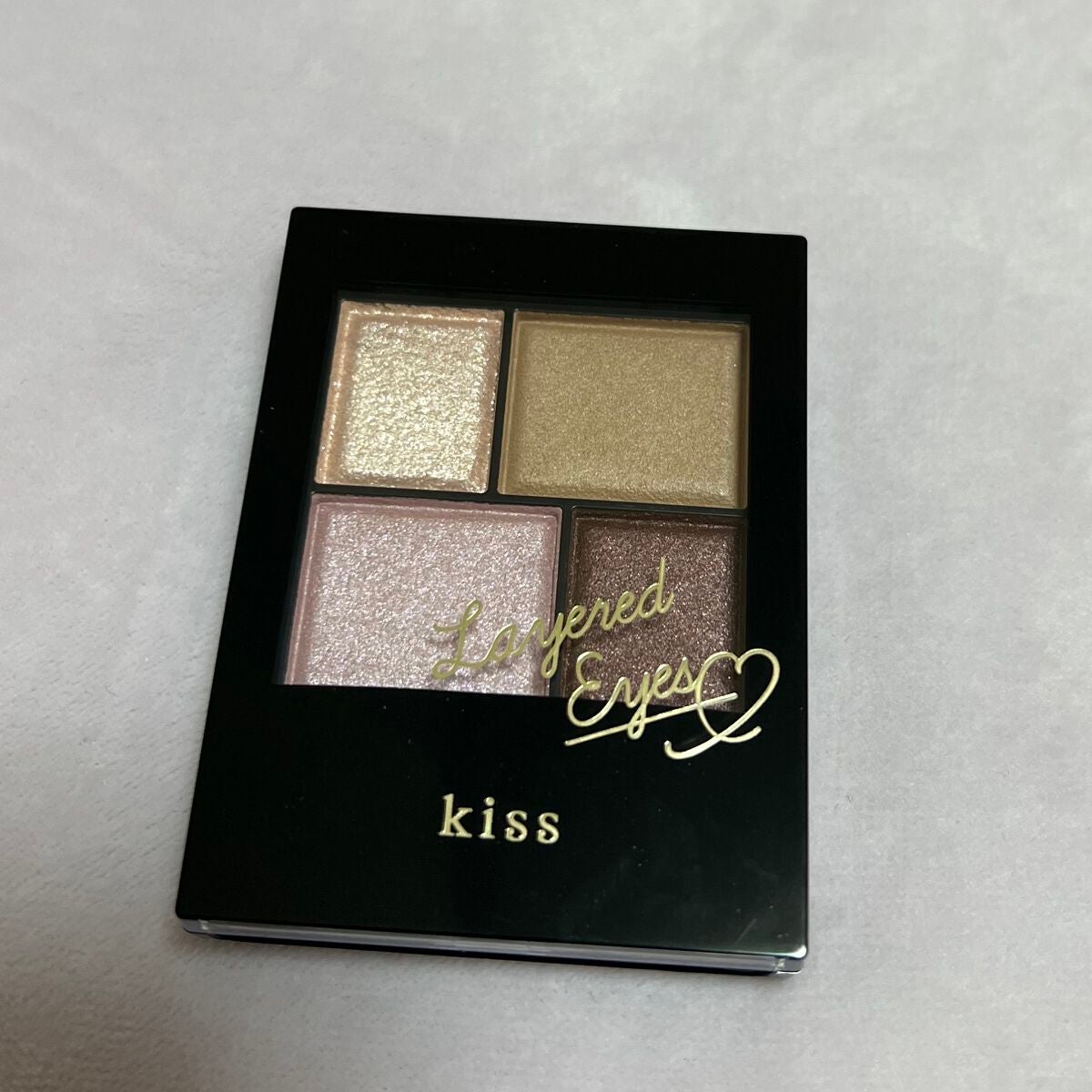 レイヤードアイズ/KiSS/アイシャドウパレットを使ったクチコミ(1枚目)