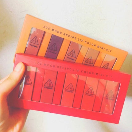 3CE LIP COLOR MINI KIT/3CE/口紅を使ったクチコミ(1枚目)