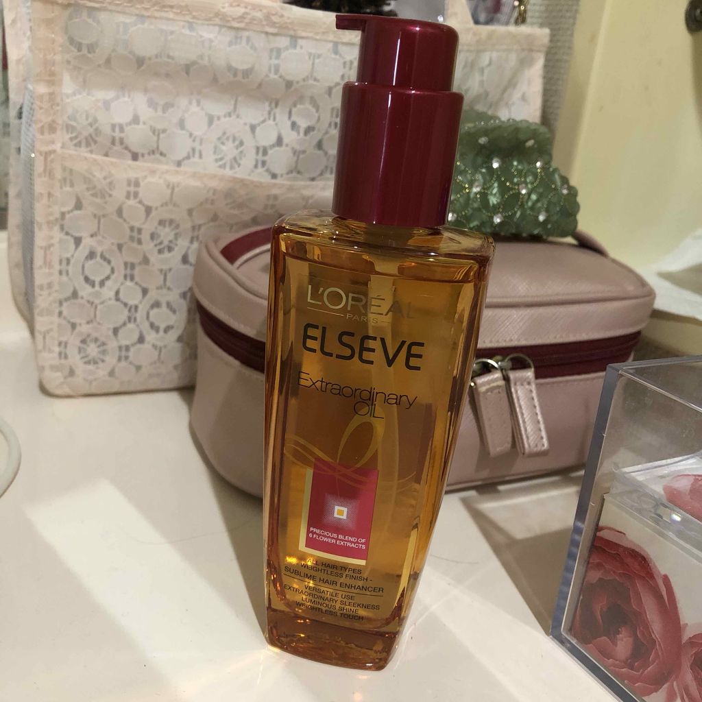 エルセーヴ エクストラオーディナリー オイル サラサラフィニッシュ/ロレアル パリ/ヘアオイルを使ったクチコミ（1枚目）