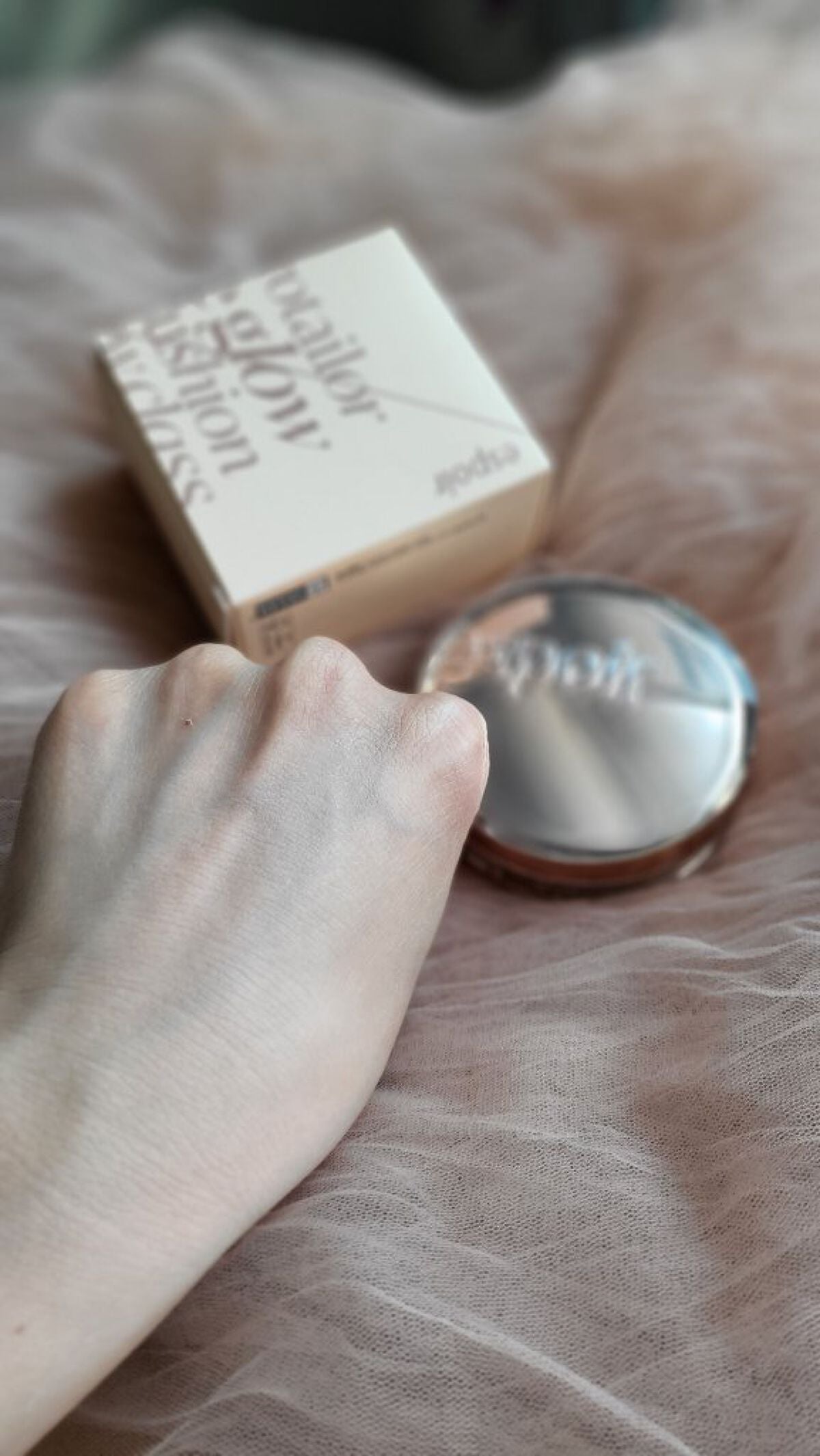 プロテーラービーグロウクッション ニュークラス/espoir/クッションファンデーションを使ったクチコミ(3枚目)