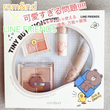 LINE FRIENDS EDITION/rom&nd/メイクアップキットを使ったクチコミ（1枚目）