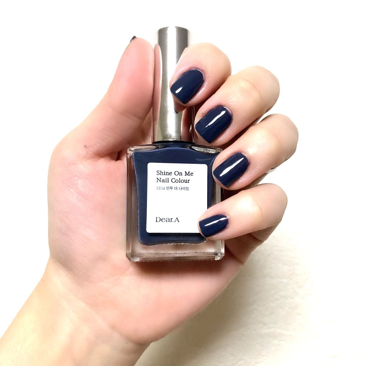 シャインオンミーネイルカラー SE14.イントゥザナイト/Dear.A/マニキュアを使ったクチコミ（2枚目）