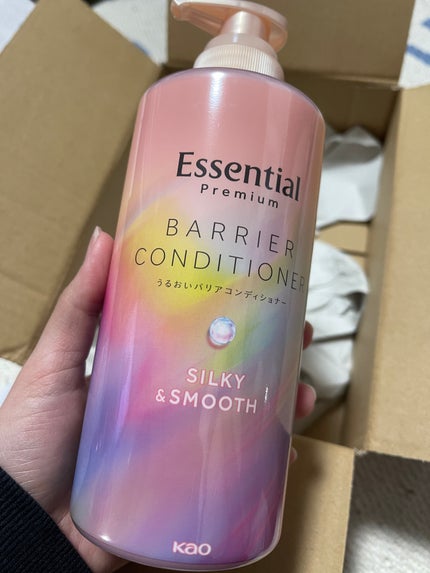 エッセンシャルプレミアム バリアシャンプー・コンディショナー シルキー&スムース/エッセンシャル/市販シャンプーを使ったクチコミ(1枚目)