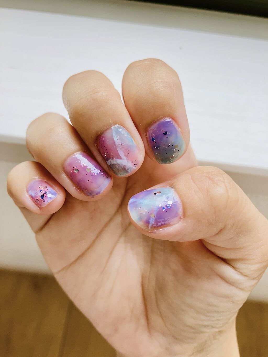 #フレンドネイル,#ダイソー_ネイルのネイルデザイン