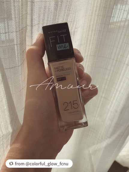 フィットミー リキッドファンデーション R/MAYBELLINE NEW YORK/リキッドファンデーションを使ったクチコミ(1枚目)