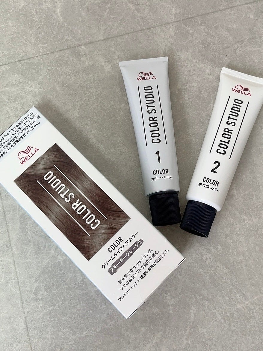 ウエラ カラースタジオ クリームタイプヘアカラー/ウエラ/ヘアカラーを使ったクチコミ(4枚目)