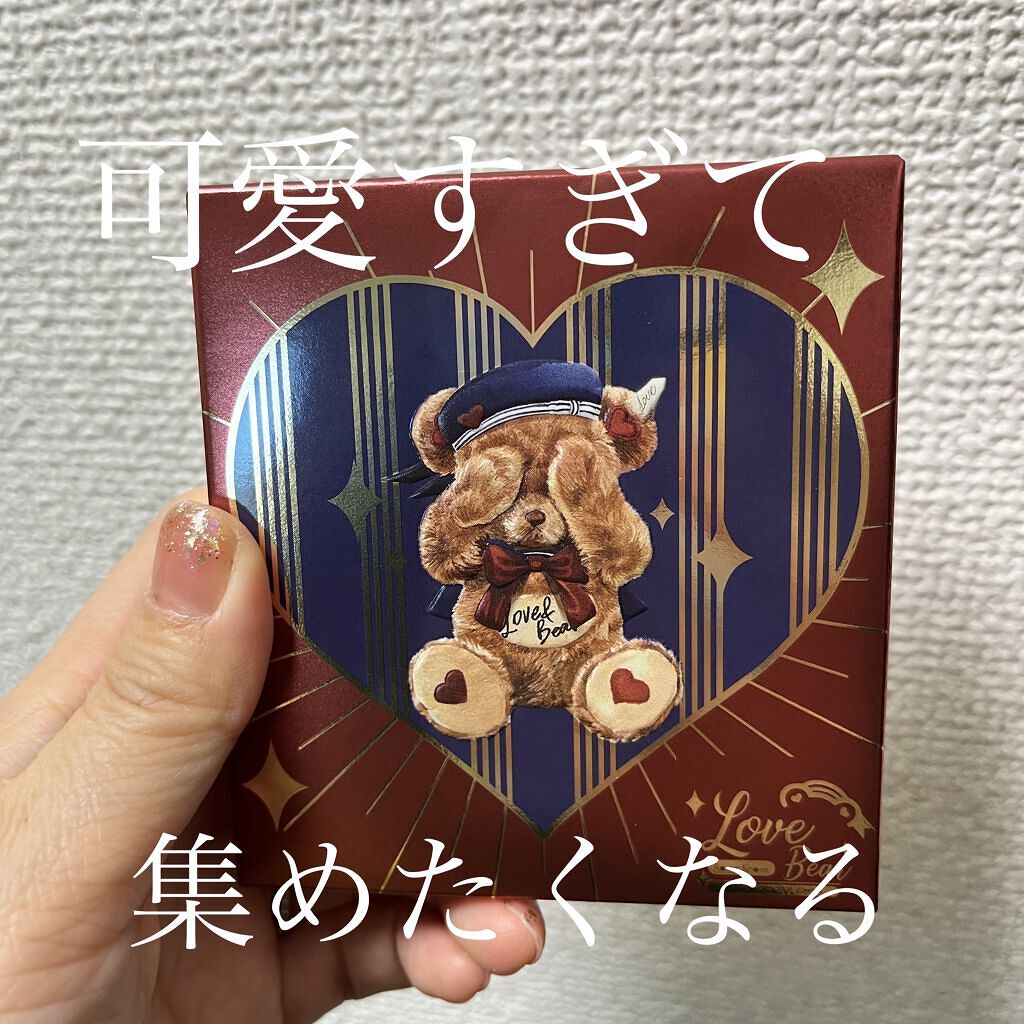 Love Bear ブラッシュ レッドワインチョコレート/FlowerKnows/パウダーチークを使ったクチコミ（1枚目）
