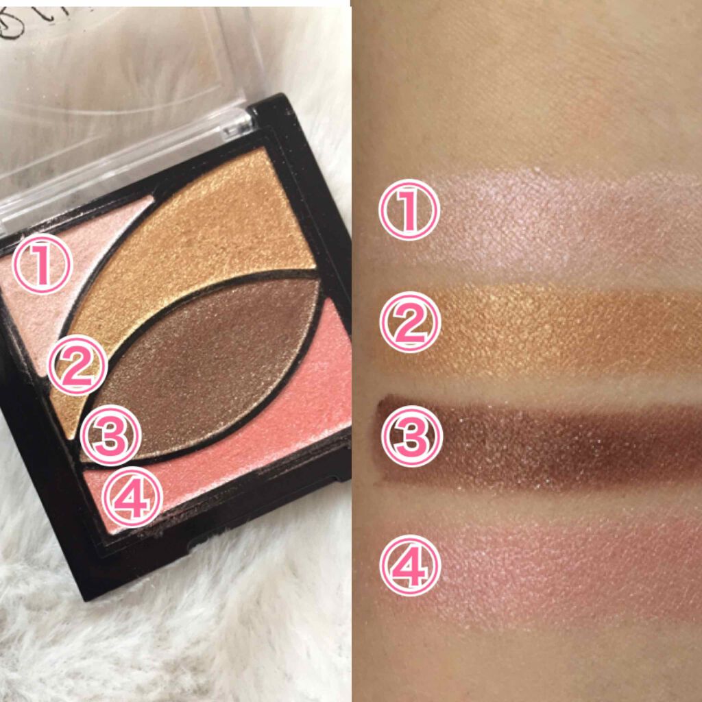 UR GLAM　VELVET EYE COLOR PALETTE/U R GLAM/アイシャドウパレットを使ったクチコミ（2枚目）