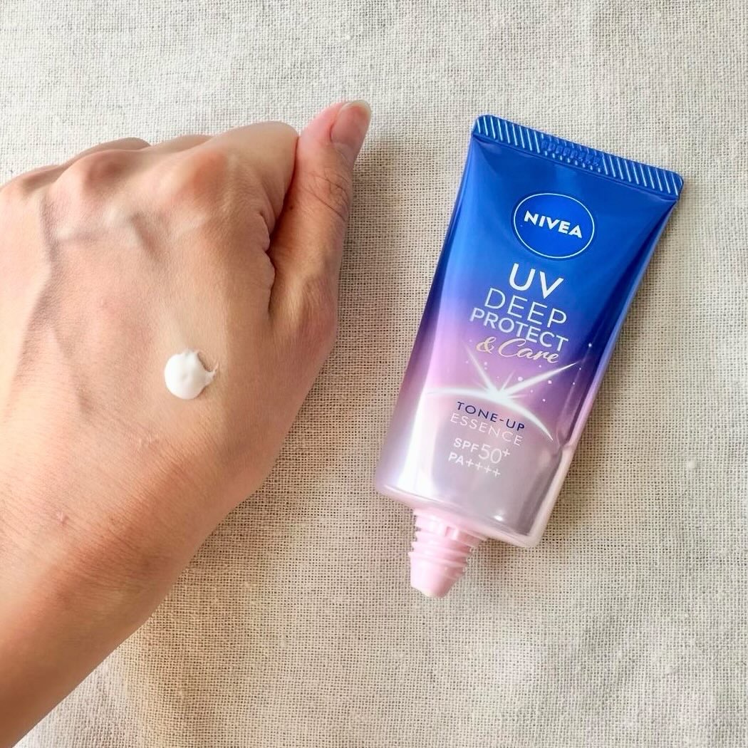 ニベアUV ディープ プロテクト＆ケア トーンアップ エッセンス/ニベア/日焼け止めローションを使ったクチコミ（2枚目）