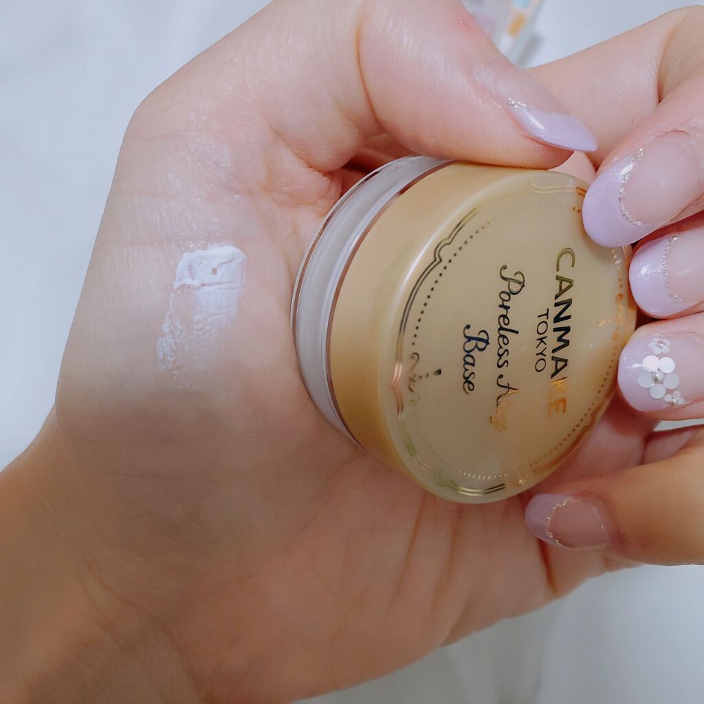 ポアレスエアリーベース/キャンメイク/化粧下地を使ったクチコミ(4枚目)