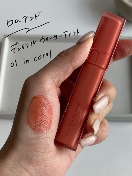 デュイフルウォーターティント/rom&nd/リップティントを使ったクチコミ(2枚目)