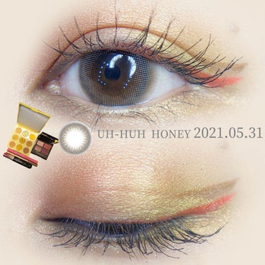 UH-HUH Honey/ColourPop/パウダーアイシャドウを使ったクチコミ（1枚目）