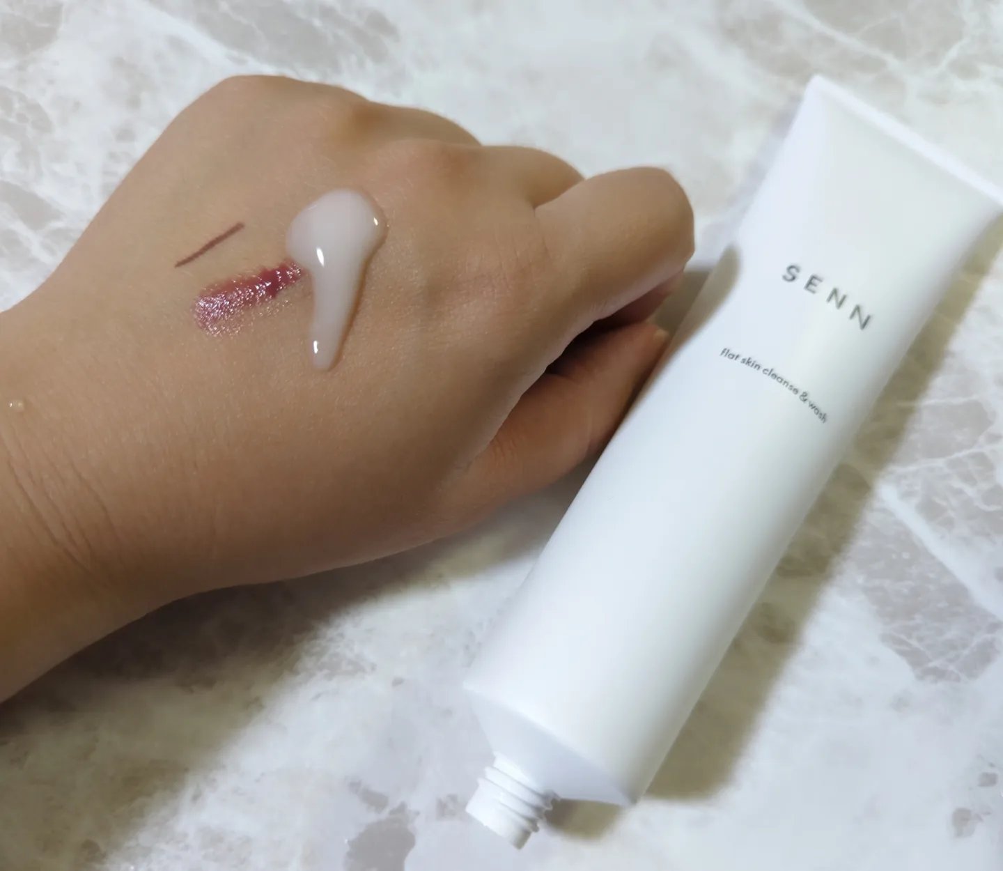 フラットスキン クレンズ＆ウォッシュ/SENN/その他洗顔料を使ったクチコミ（3枚目）