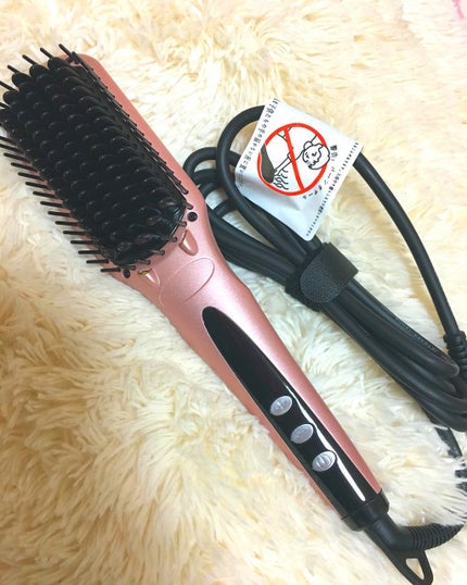 ダブルマイナスイオンストレートブラシアイロン/Miropure/ヒートブラシを使ったクチコミ(2枚目)