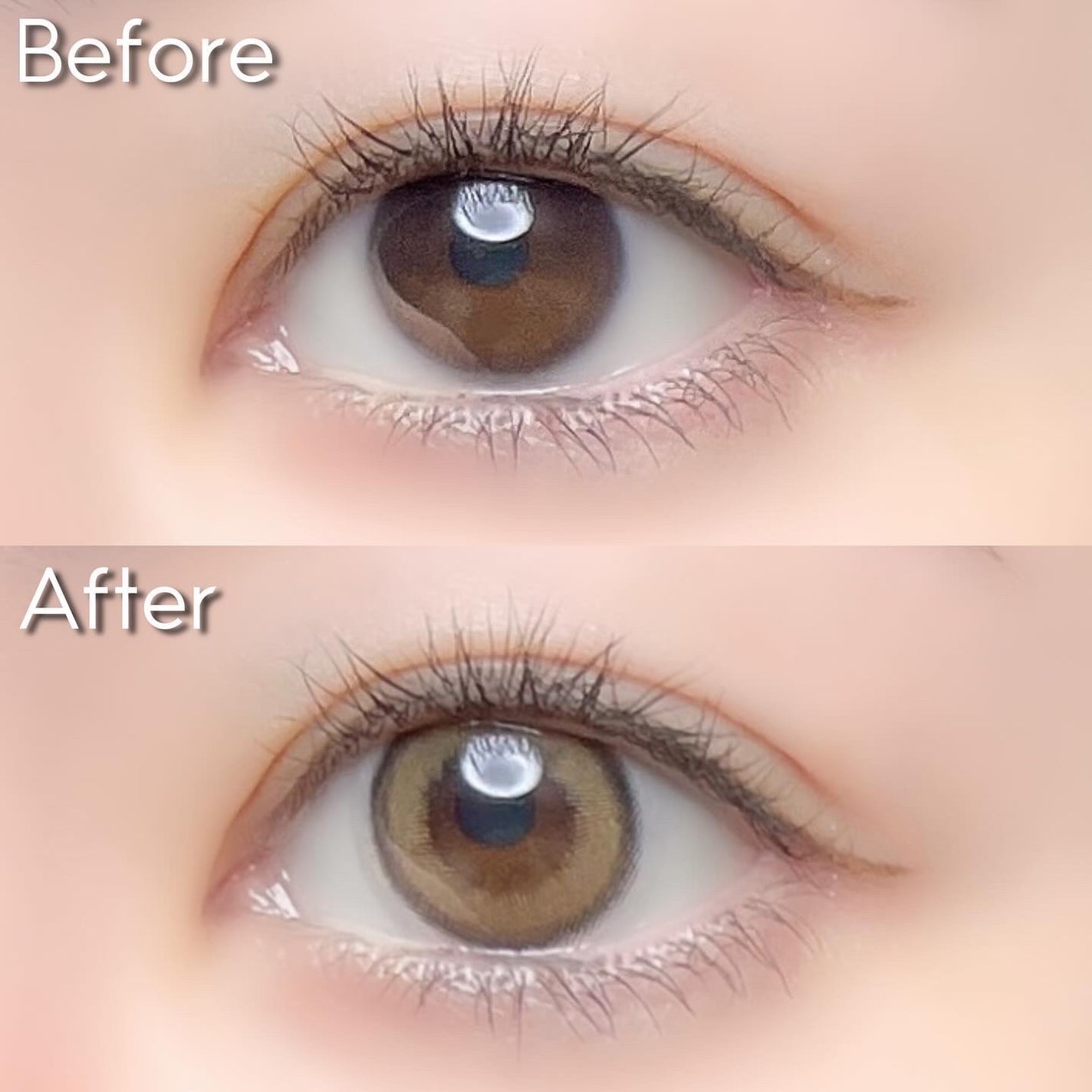 サンドシリーズ/LENSSIS/カラーコンタクトレンズを使ったクチコミ(7枚目)