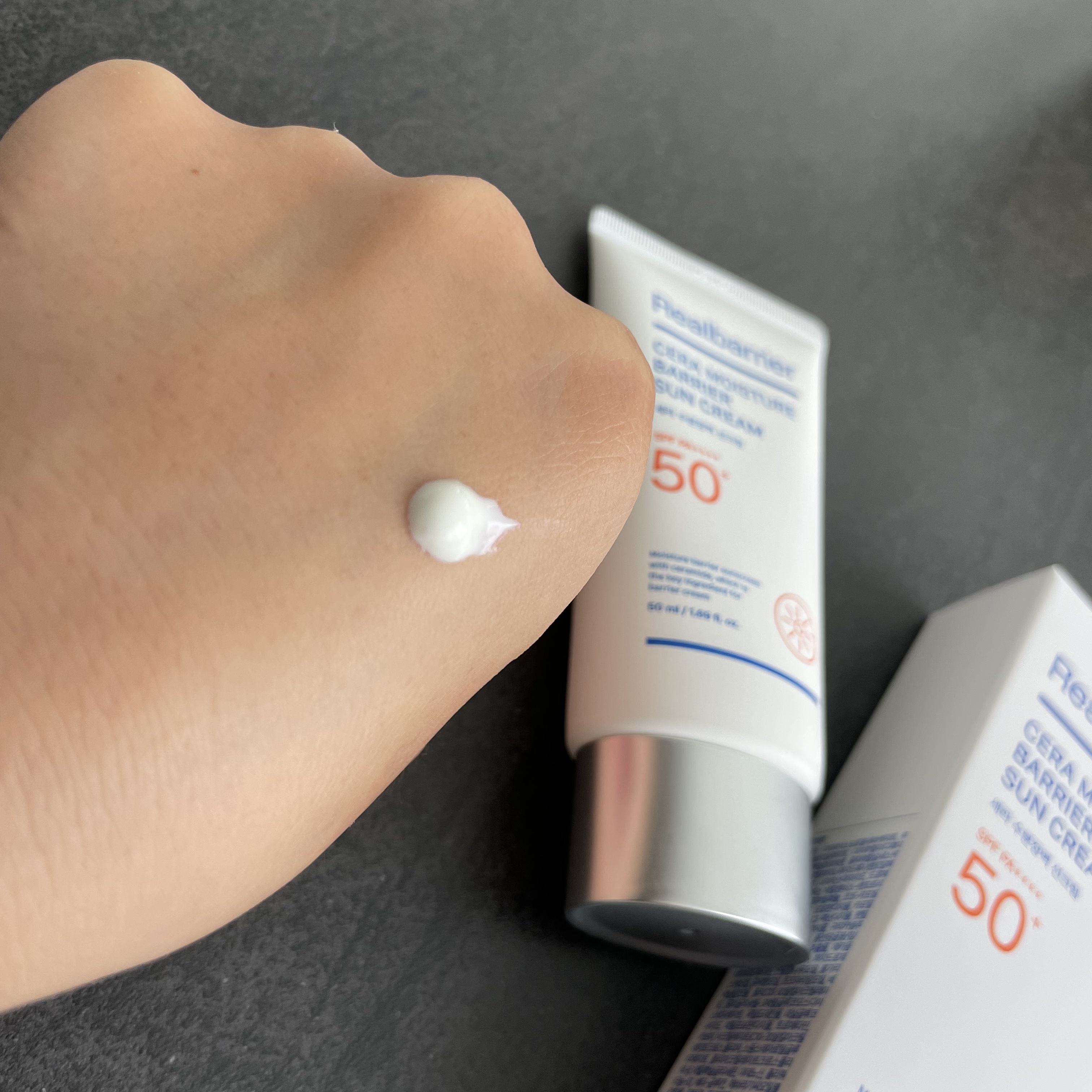 セラ水分バリア日焼け止め/Real Barrier/日焼け止めクリームを使ったクチコミ（1枚目）