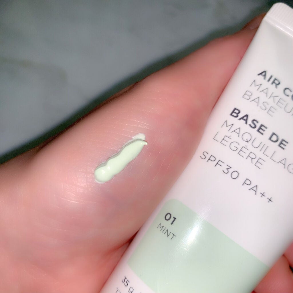 エアコットンメイクアップべース /THE FACE SHOP/化粧下地を使ったクチコミ(2枚目)