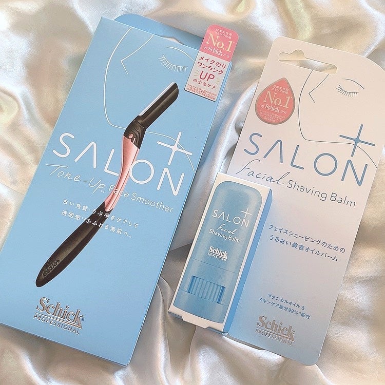 サロンプラス トーンアップ フェイススムーサー ホルダー(刃付き)/サロンプラス/シェーバーを使ったクチコミ(4枚目)