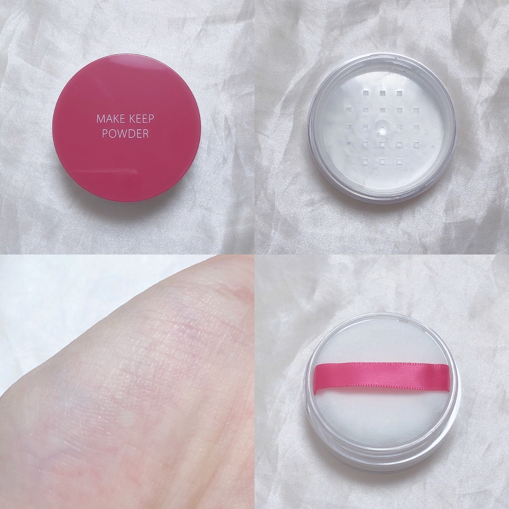 メイク キープ パウダー 通常版/コーセーコスメニエンス/ルースパウダーを使ったクチコミ（2枚目）