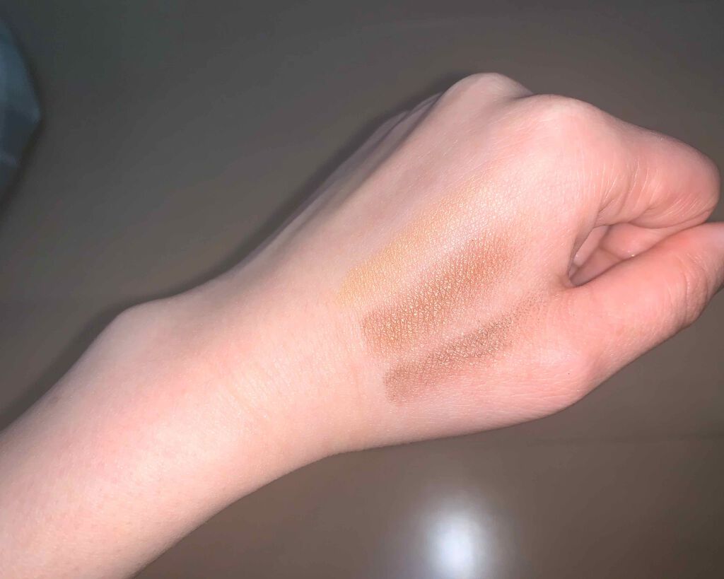 グラデーション アイ カラー(チップ付)/ちふれ/アイシャドウパレットを使ったクチコミ(3枚目)