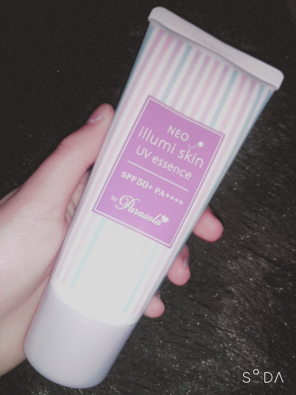 パラソーラ ネオイルミスキン UV エッセンス LV 【ネオイルミ ラベンダー】/パラソーラ/日焼け止め・UVケアを使ったクチコミ（2枚目）