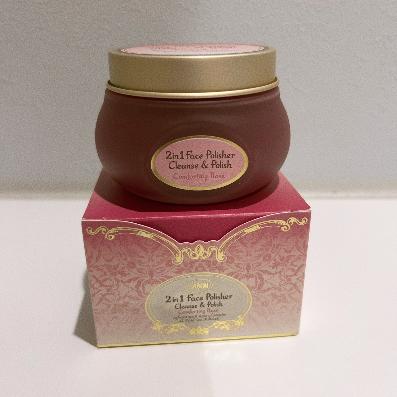 フェイスポリッシャー コンフォーティング・ローズ/SABON/スクラブ・ゴマージュを使ったクチコミ（1枚目）