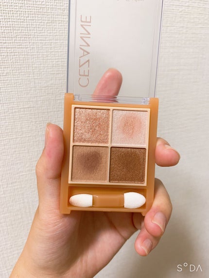 ベージュトーンアイシャドウ/CEZANNE/アイシャドウパレットを使ったクチコミ(2枚目)