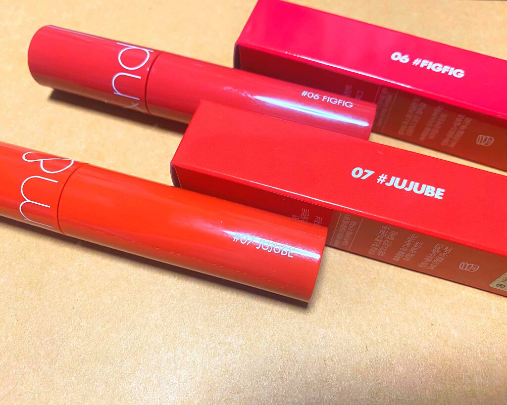 ジューシーラスティングティント/rom&nd/リップティントを使ったクチコミ（1枚目）