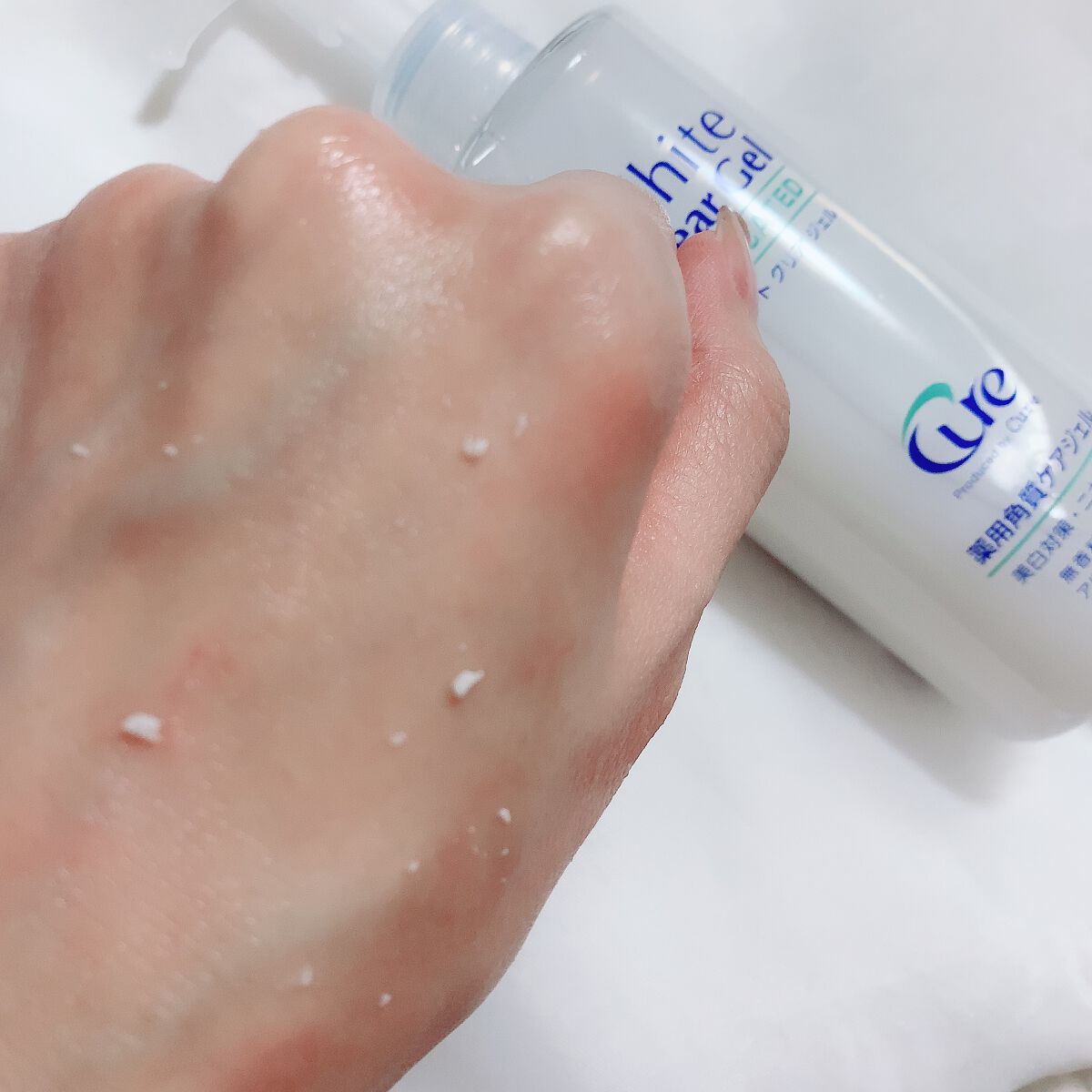ホワイトクリアジェル/Cure/ピーリングを使ったクチコミ(4枚目)