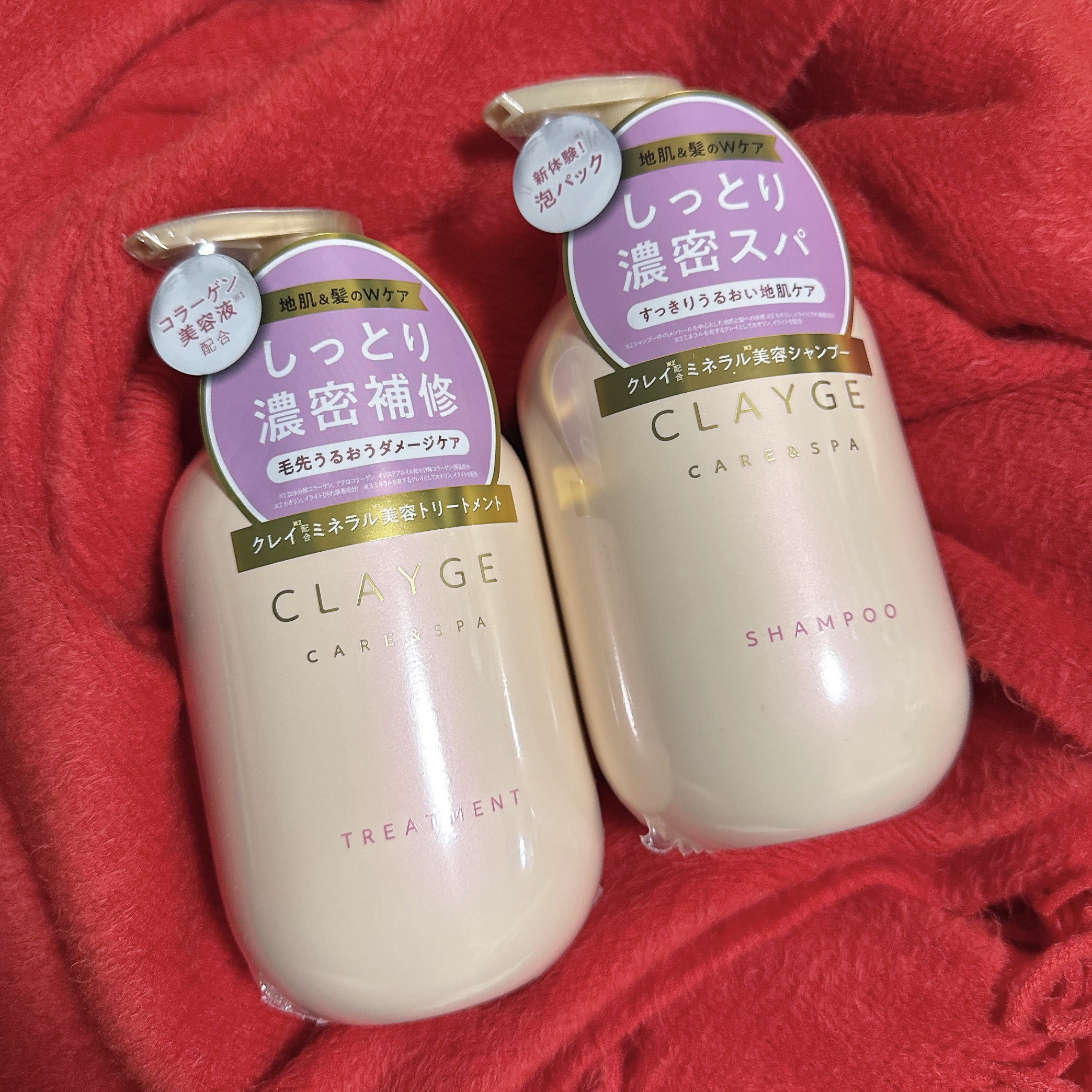 CLAYGE シャンプー／トリートメント Mのクチコミ「【使った商品】

CLAYGE
シャンプー／トリートメントM
販売価格：1,540円（税込）
.....」（1枚目）