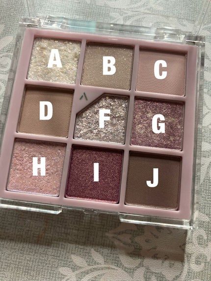 グリッターペディアアイパレット/unleashia/アイシャドウパレットを使ったクチコミ(2枚目)