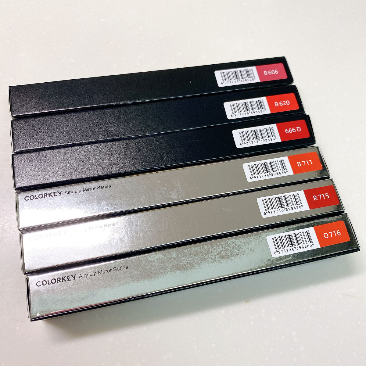 シャインミラーティント/COLORKEY/リップティントを使ったクチコミ（3枚目）